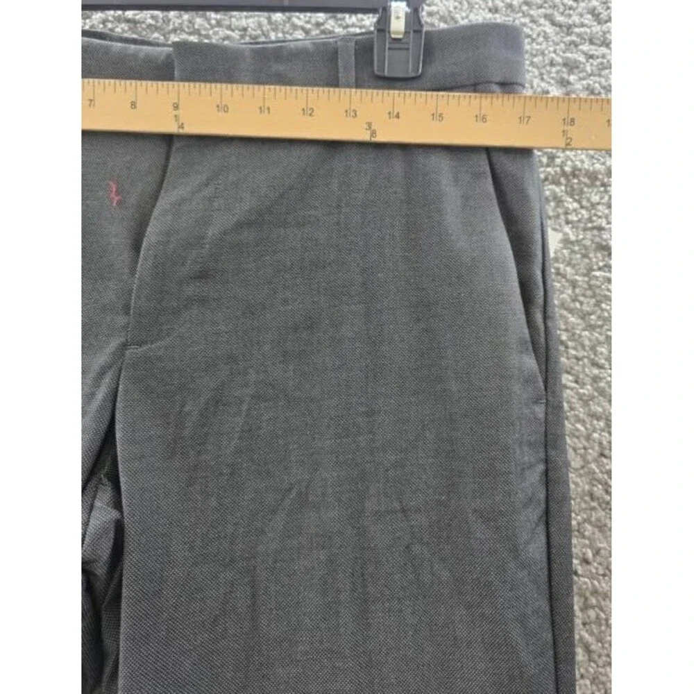 Perry Ellis Portfolio Modern-Fit Pattern Dress Pants Men's 32x30 Black Pockets